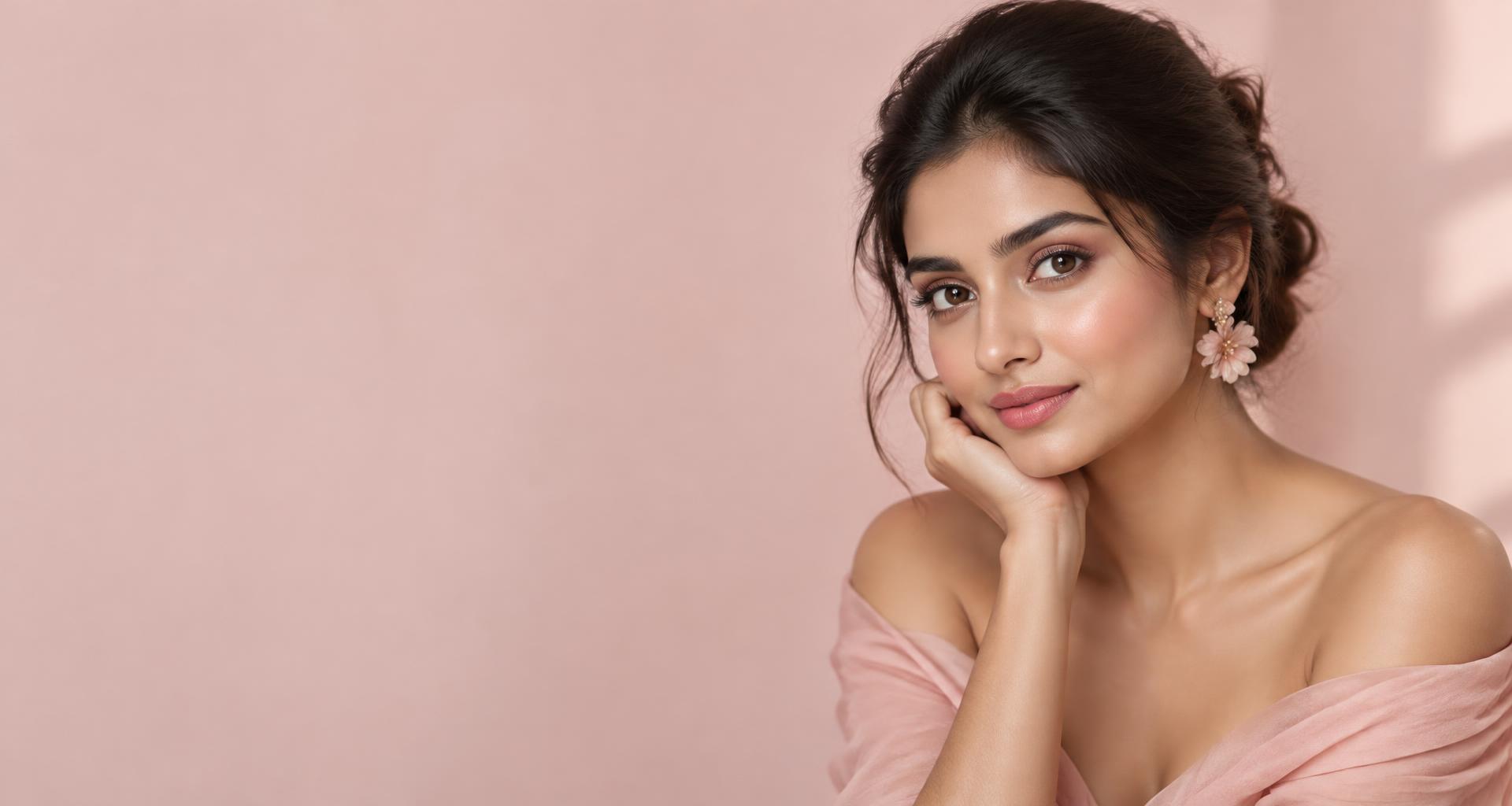 Elegant pink makeup look at Sally Beauty
